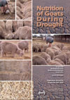 Cover image of Nutrition of Goats During Drought, featuring a montage of o