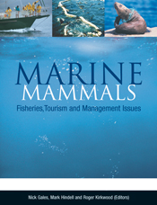 The cover image featuring three images of marine life across the top, and a larger image of clear blue water bellow.