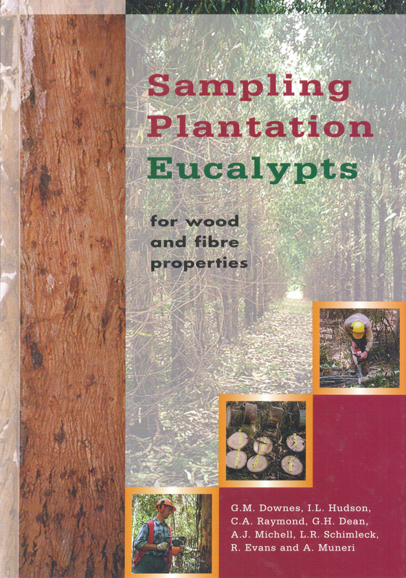 The cover image featuring two neat rows of tall trees, with three smaller stepped square images of people and tree stumps, on top.