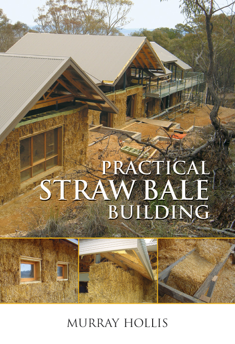 The cover image featuring a straw bale building with a pale grey steeped roof.