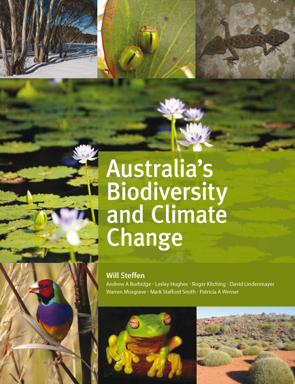 The cover image featuring a collage of images including wild life and various Australian environments.