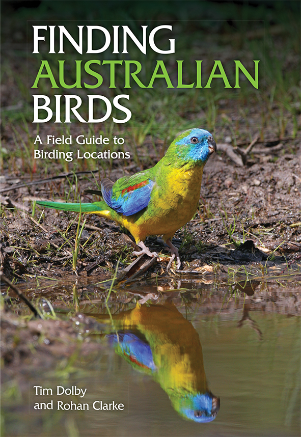 Cover image featuring a brightly coloured bird with its image reflected in water with twigs and bracken in the background.