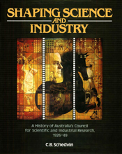 The cover image of Shaping Science and Industry, featuring small images of