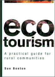 The cover image of Ecotourism, featuring a plain white cover, with the wor