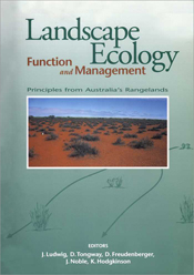 The cover image featuring a panoramic view of flat red land, with small sp