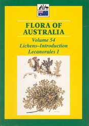 Cover image of Flora of Australia Volume 54, featuring botanical illustrat