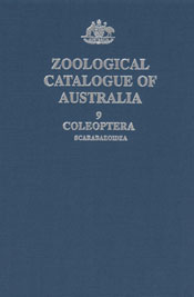 The cover image of Zoological Catalogue of Australia Volume 09, featuring