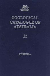 The cover image of Zoological Catalogue of Australia Volume 12, featuring
