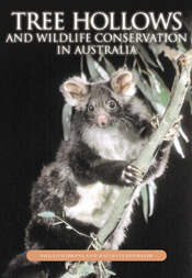 The cover image featuring a grey possum clutching a thin branch with leave
