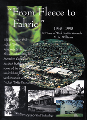 Cover image of From Fleece to Fabric, featuring four historic photographs