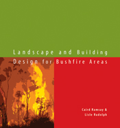 The cover image featuring three rectangles, one plain green, one plain red, and the third with an orange distorted view of a bush fire.