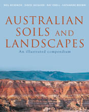 The cover image of Australian Soils and Landscapes, featuring a panoramic