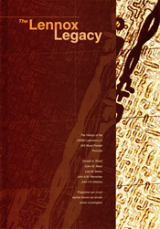 The cover image of The Lennox Legacy, featuring a pale yellow patterned ba