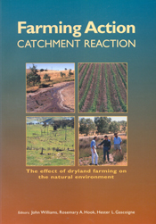 The cover image of Farming Action: Catchment Reaction, featuring four smal