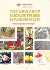 Cover image of The New Crop Industries Handbook, featuring nine small phot