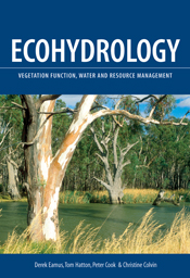 The cover image featuring a view of a river with gum trees sticking out of the water, with long dry grass in the fore ground and trees and sky on the