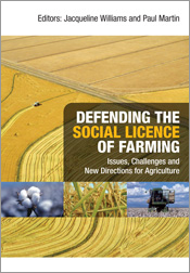The cover image of Defending the Social Licence of Farming, featuring an a