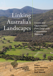The cover image of Linking Australia's Landscapes, features a view of clea