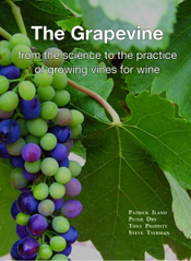 Cover features a bunch of purple and green grapes against large green grap