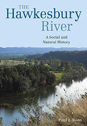 Cover image with a photo of a sweeping river view from a raised river bed with waving grass in the foreground.