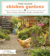 Cover image is an orange chicken in a neat green garden.