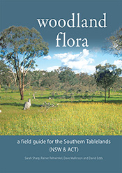 A lush, native bush scene with a variety of flora. Light grey title and su