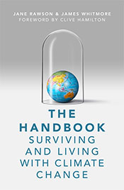 Cover image of the Earth under a bell jar on a grey-white gradient backgro