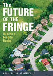 Cover of The Future of the Fringe featuring an aerial photo of a residenti