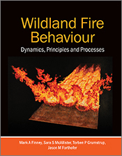 Cover image of Wildland Fire Behaviour featuring modelling of wildland fir