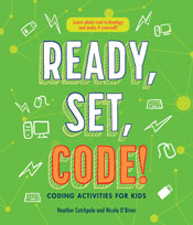 Cover of Ready, Set, Code! featuring the title on a green background