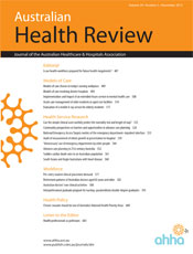Australian Health Review
