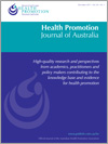 Health Promotion Journal of Australia
