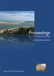 Proceedings of the Royal Society of Victoria 
