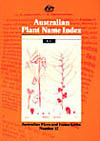 cover of Australian Plant Name Index: A-C