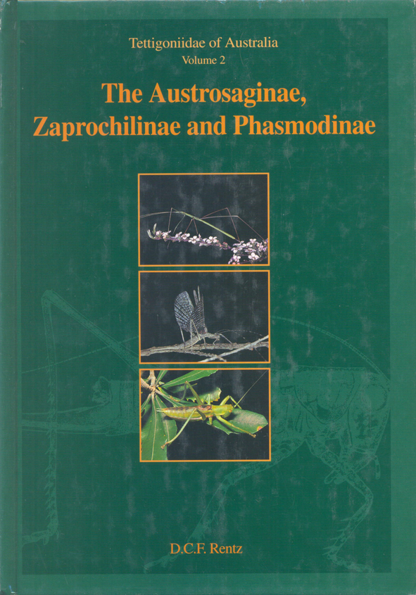 The cover image featuring three images of dragonflies, set into a dark green cover, with a lighter green insect outline.