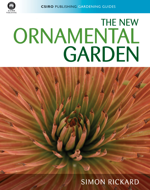 The cover image of New Ornamental Garden The New Ornamental Garden, featuring a close up image of a pink and green flower.