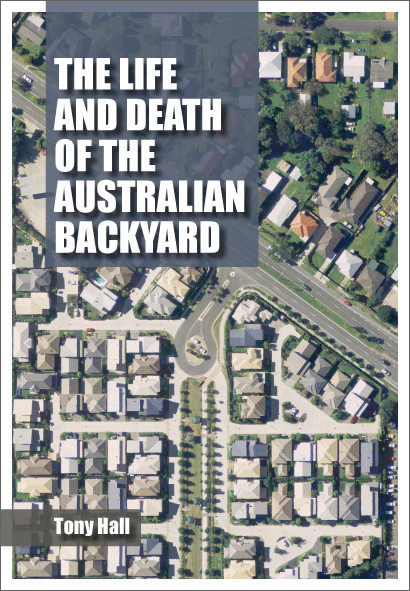 The cover image featuring an arial view of the rooves of suburban houses.