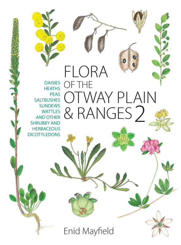 The cover image featuring native flowers, leaves and seed pods against a plain white background.