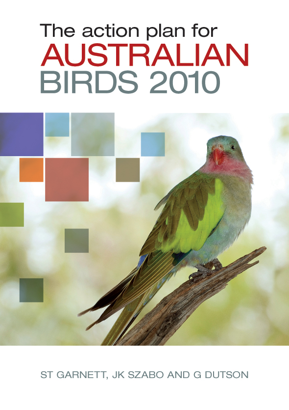 The cover image features a brightly coloured bird perched on a piece of branch, with an unfocused green back ground and multi coloured squares.