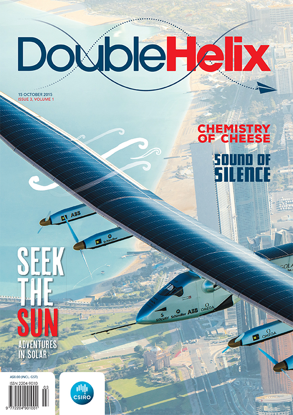 Cover image shows solar aeroplane over a coastal city backdrop.