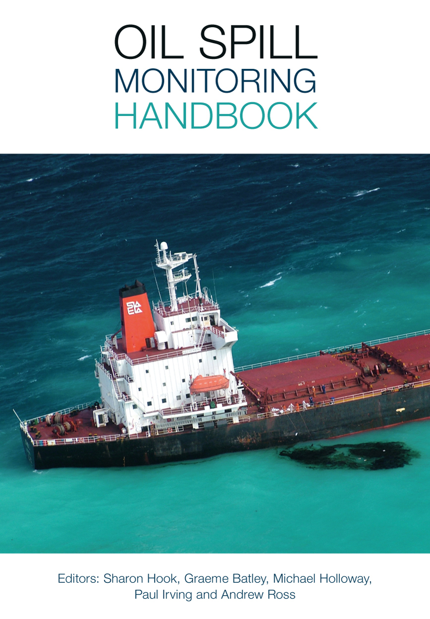 Cover featuring a boat leaking oil against a water backdrop.