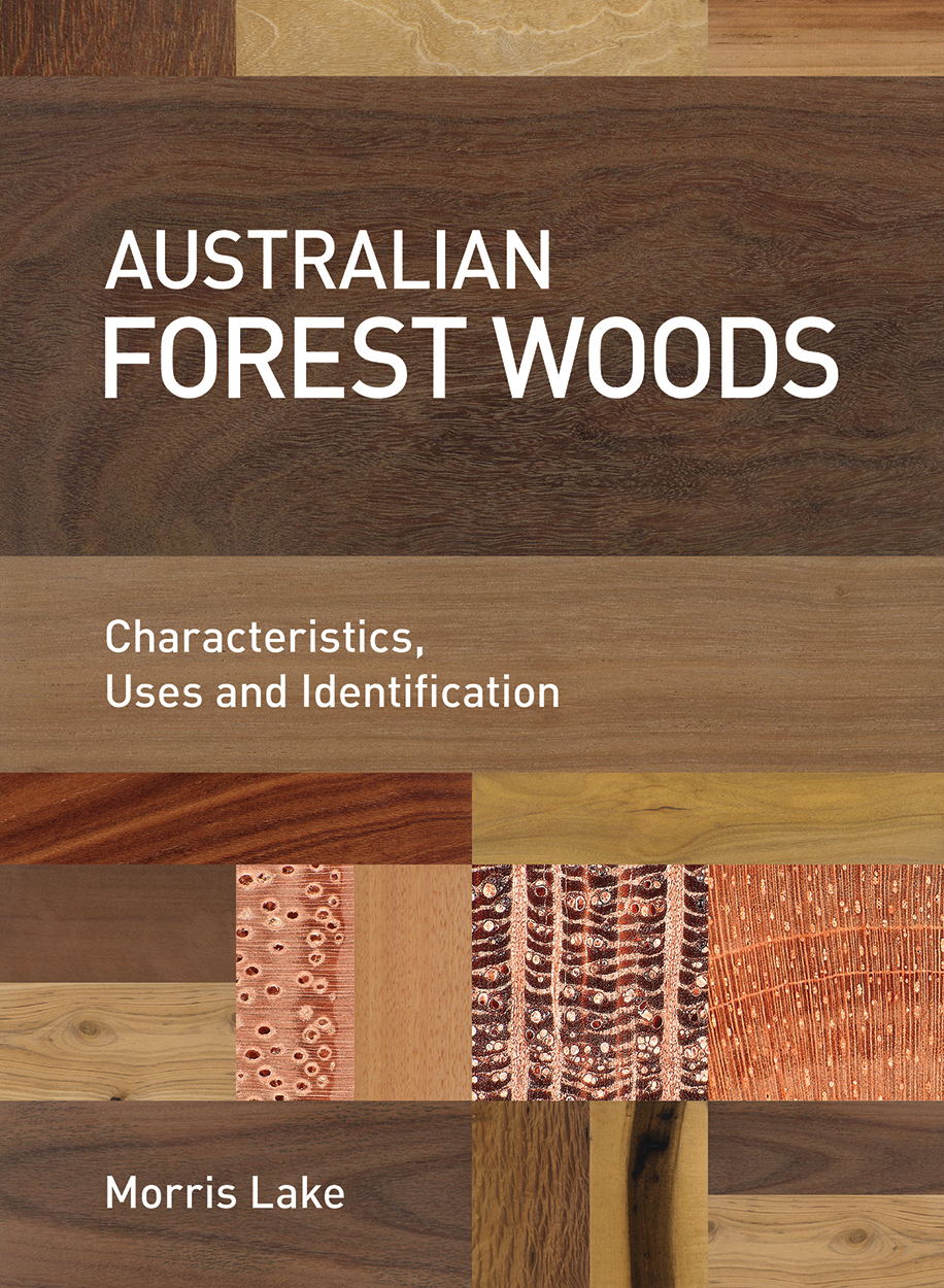 The cover is a patchwork of variously coloured tiles of wood grain and wood macrophotographs.