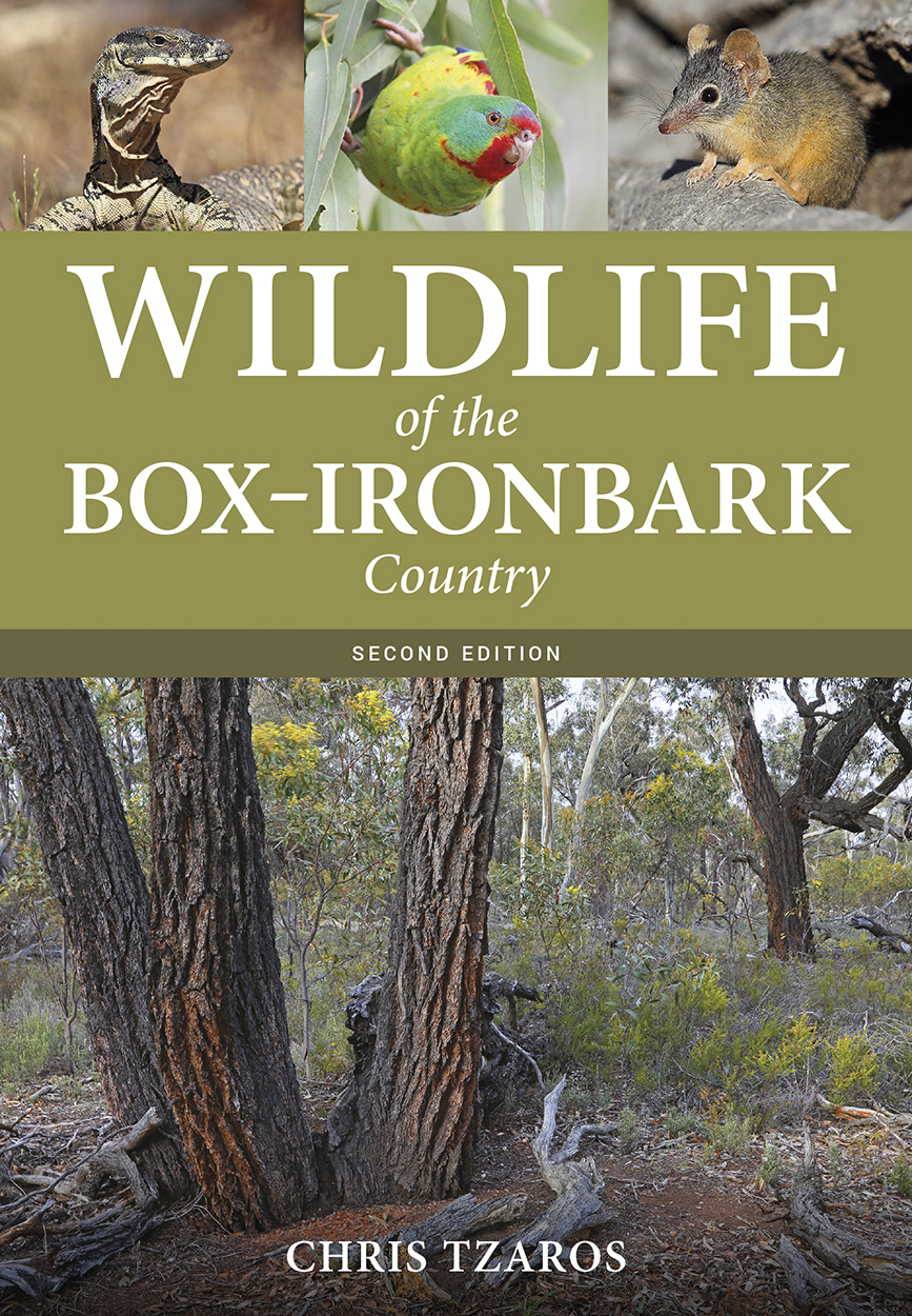 Cover image of Wildlife of the Box–Ironbark Country, second edition, featu