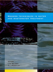 The cover image featuring  twp images of water surfaces, one with a center