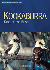 The cover image of Kookaburra, featuring two kookaburras sitting on a bran