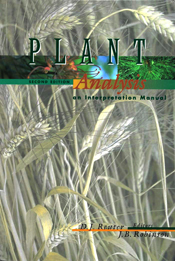 The cover image of Plant Analysis: An Interpretation Manual, featuring a p