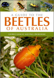 The cover image featuring a large bright orange beetle in spikey leaves an