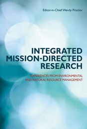 The cover image of Integrated Mission-directed Research, featuring multipl
