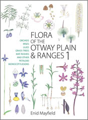 The cover image featuring various purple, green and pink coloured flora against a plain white background.