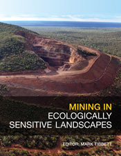 Cover image featuring a photo of mining and restoration in banded ironstone formation geology in Western Australia